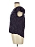 Fun2Fun Polka Dots Blue Short Sleeve Blouse Size L - photo 5