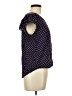 Fun2Fun Polka Dots Blue Short Sleeve Blouse Size L - photo 4