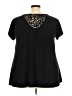 Almost Famous Black Short Sleeve Top Size 3X - photo 2