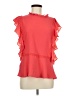 Gibson Red Short Sleeve Blouse Size M - photo 1