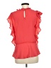 Gibson Red Short Sleeve Blouse Size M - photo 2