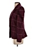Central Park West Plaid Burgundy Blazer Size S - photo 5
