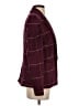 Central Park West Plaid Burgundy Blazer Size S - photo 4