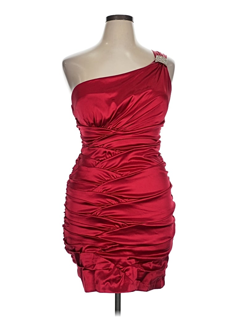 Pre-owned Bisou Bisou Cocktail Dress In Red