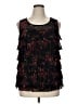 Apt. 9 100% Nylon Black Sleeveless Blouse Size 0X - photo 1