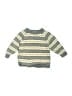 Hanna Andersson 100% Cotton Stripes Green Pullover Sweater Size 18-24 mo - photo 1