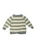 Hanna Andersson 100% Cotton Stripes Green Pullover Sweater Size 18-24 mo - photo 2