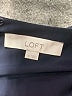 Ann Taylor LOFT Black Blue Casual Dress Size 8 - photo 7