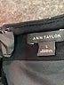 Ann Taylor 100% Polyester Solid Black Casual Dress Size L - photo 7