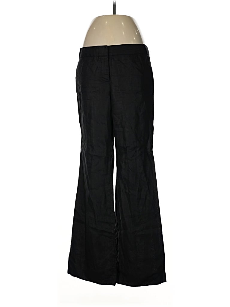 Pre-owned Jcrew Linen Pants In Black