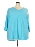 Lands' End Teal 3/4 Sleeve Top Size 3X - photo 1
