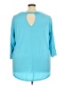 Lands' End Teal 3/4 Sleeve Top Size 3X - photo 2