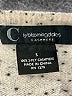 C by Bloomingdales 100% Cashmere Metallic Silver Cashmere Pullover Sweater Size S - photo 7
