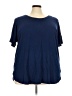Lands' End Blue Short Sleeve Top Size 3X - photo 1