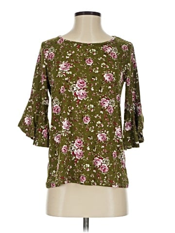 Doublju 3/4 Sleeve Blouse (view 1)