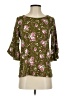 Doublju Floral Green 3/4 Sleeve Blouse Size S - photo 1