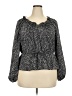 Universal Thread 100% Polyester Black 3/4 Sleeve Blouse Size XXL - photo 1