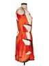 Unbranded Graphic Orange Cocktail Dress Size S - photo 4