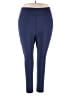 Pop Fit Solid Blue Active Pants Size 4X - photo 1
