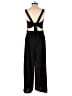 Unbranded 100% Polyester Solid Black Jumpsuit Size M - photo 2