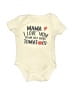 Unbranded Graphic Ivory Short Sleeve Onesie Size 0-3 mo - photo 1