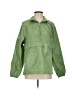 Assorted Brands Solid Green Windbreaker Size S - photo 1