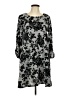 Apt. 9 Print Gray Casual Dress Size L - photo 1
