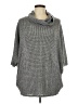 Korye Houndstooth Gray Pullover Sweater Size L - photo 1
