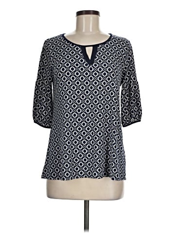 Espresso 3/4 Sleeve Blouse (view 1)