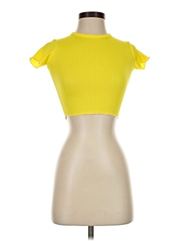 Frankies Bikinis Short Sleeve Top (view 1)