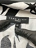 Como Black 100% Polyester Print Black 3/4 Sleeve Blouse Size 3X - photo 7