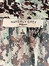 Waverly Grey 100% Polyester Floral Black Long Sleeve Blouse Size L - photo 7