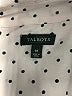 Talbots 100% Polyester Polka Dots Pink Long Sleeve Blouse Size M - photo 7