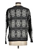 J.Jill Print Black Pullover Sweater Size M - photo 2