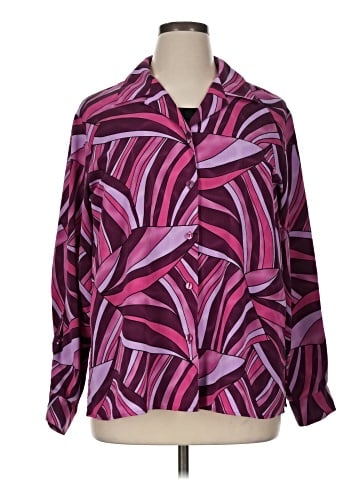 Notations Long Sleeve Blouse (view 1)