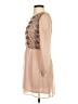 Pins and Needles 100% Polyester Hearts Tan Cocktail Dress Size 0 - photo 5