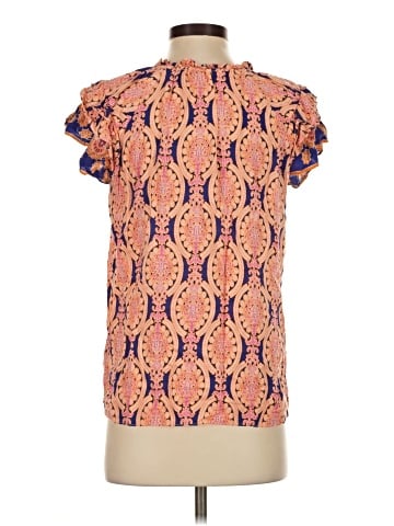 Rose + Olive Short Sleeve Blouse (view 2)