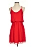 TOBI 100% Polyester Solid Red Casual Dress Size S - photo 1