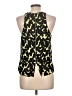 A.L.C. 100% Silk Multi Color Black Blouse Size 10 - photo 2