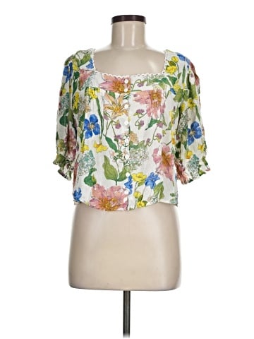 Laura Ashley Short Sleeve Blouse (view 1)