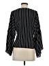 Lavender Fields Black 3/4 Sleeve Blouse Size S - photo 2