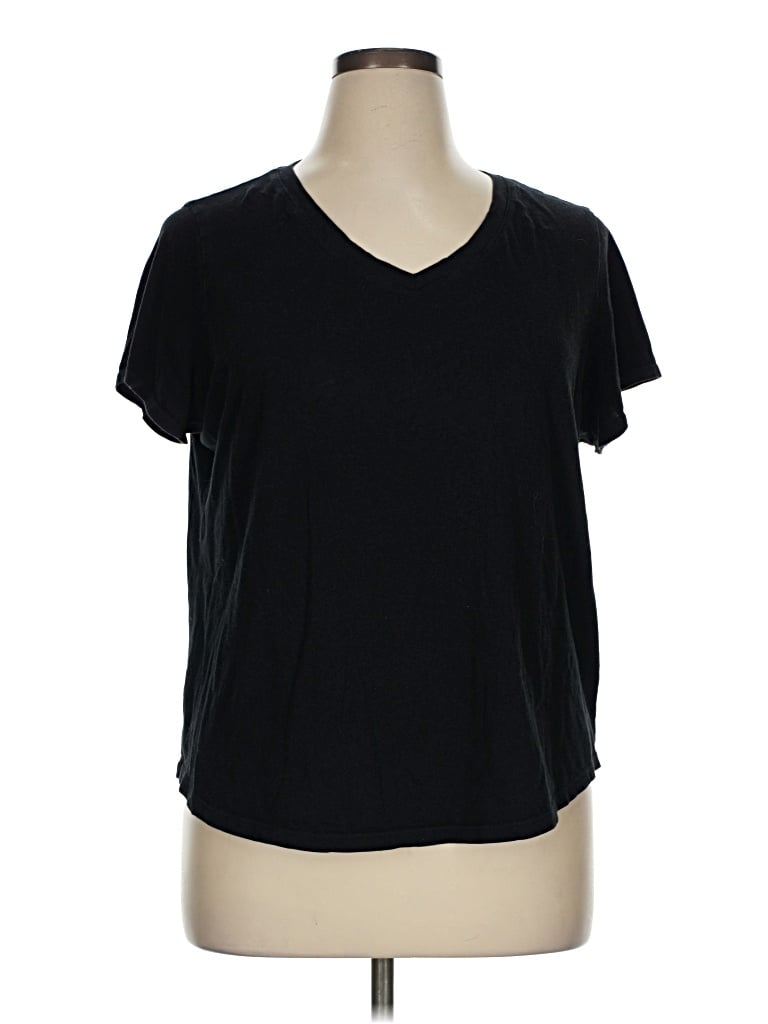 Pre-owned Old Navy Short Sleeve T-shirt In Black