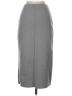 Zara Solid Gray Casual Skirt Size S - photo 2