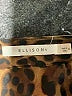 Ellison Animal Print Brown Long Sleeve Blouse Size S - photo 7