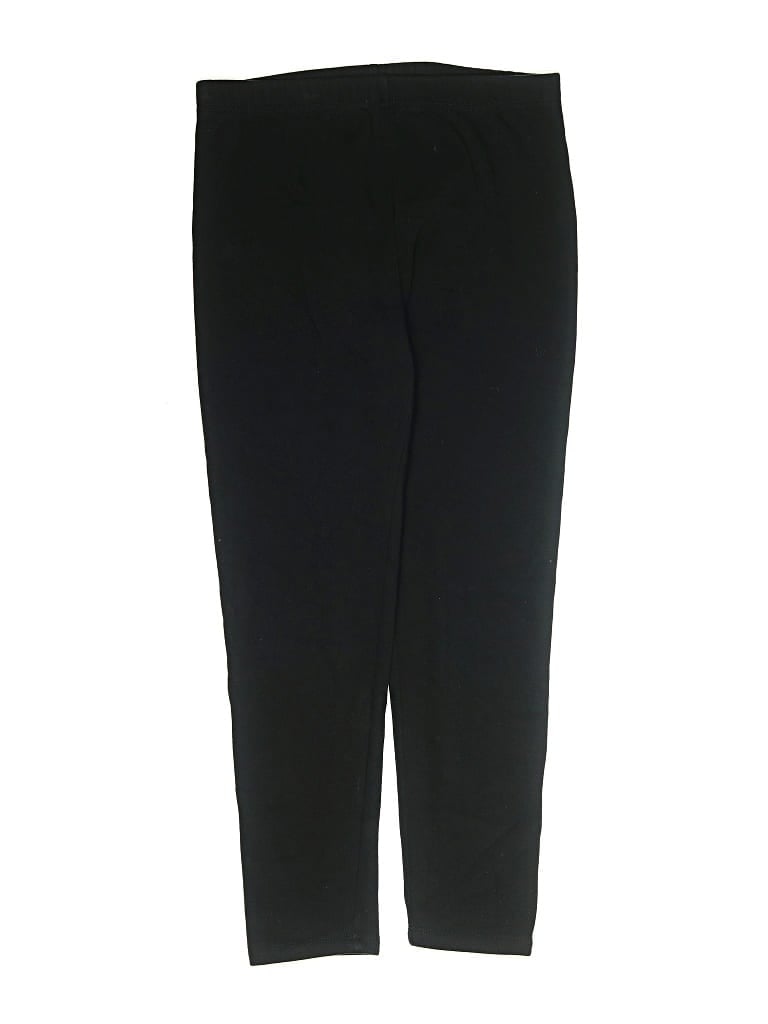Pre-owned Lands' End Kids'  Active Pants In Black