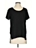 Soprano 100% Polyester Black Short Sleeve Top Size S - photo 1