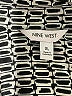Nine West Houndstooth Silver Long Sleeve Button-Down Shirt Size XL - photo 7