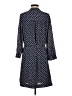 Gap 100% Polyester Polka Dots Blue Casual Dress Size S - photo 2