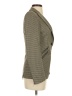 DKNY 100% Wool Houndstooth Gray Wool Blazer Size 2 - photo 4