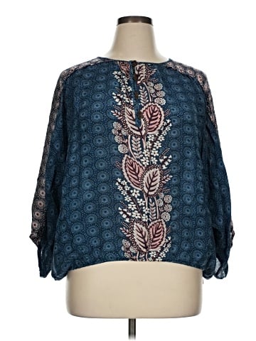 Maeve by Anthropologie 3/4 Sleeve Blouse (view 1)